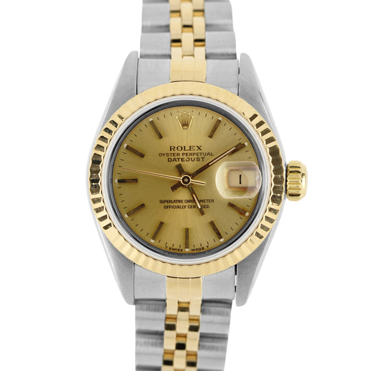Rolex, Rolex Datejust, Datejust, Rolex Two-Tone, Two-Tone Datejust, Rolex Champgane, Champgane Datejust, Rolex 69173, 69173