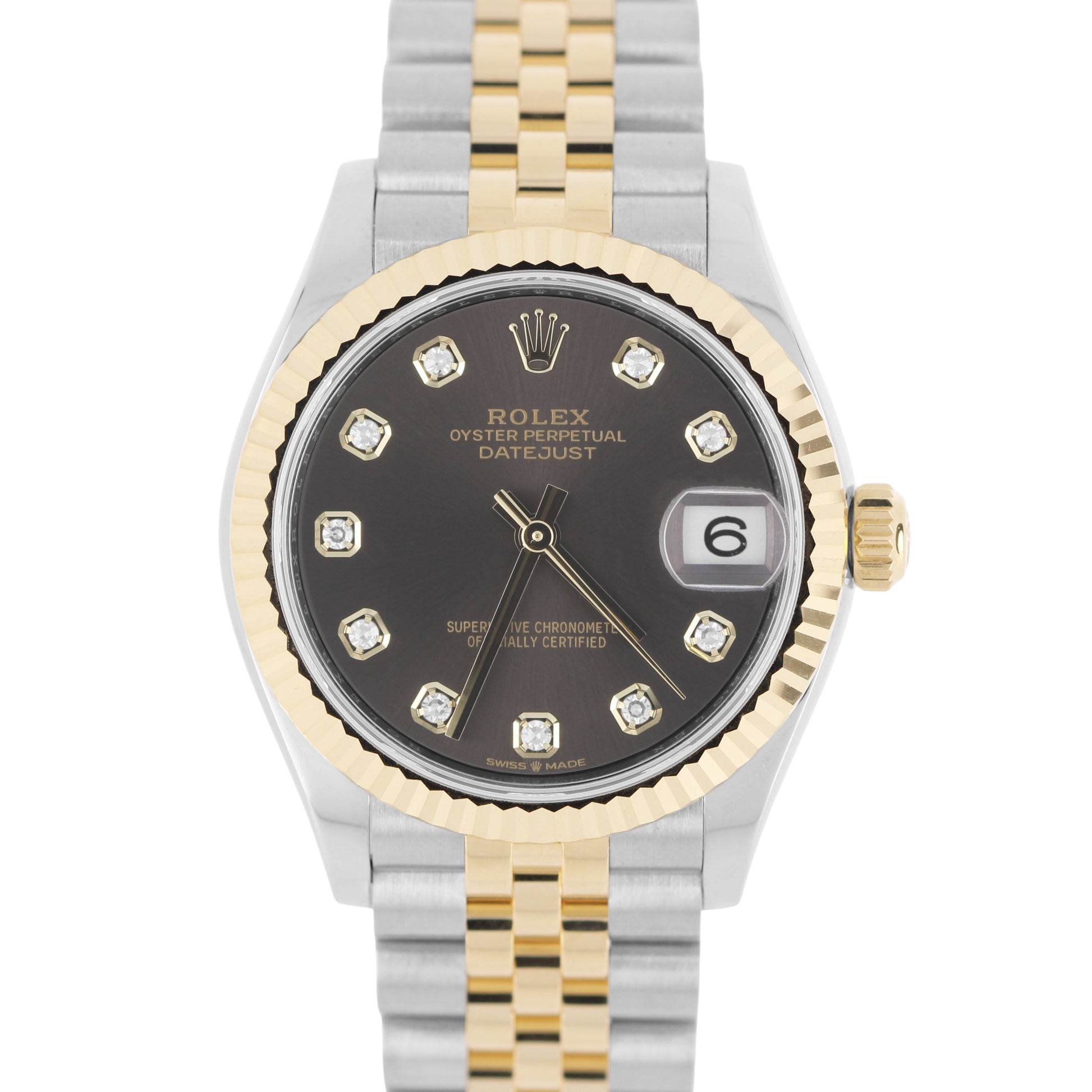 Rolex, Rolex Datejust, Rolex Two-Tone, Two-Tone Datejust, Rolex Rhodium, Rolex Diamond, Diamond Dial, Diamond Datejust, Rolex 278273, 278273