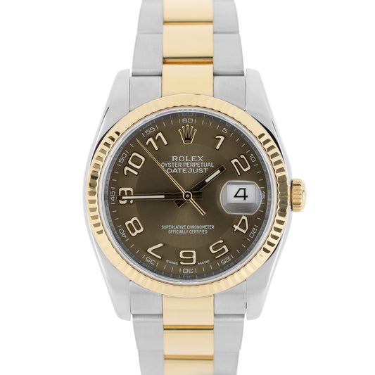 Rolex, Rolex Datejust, Datejust, Rolex Two Tone, Two Tone, Two Tone Datejust, Rolex Chocolate, Chocolate Datejust, Rolex 116233, 116233