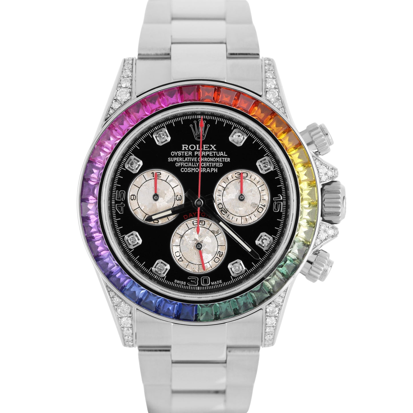 Rolex, Rolex Daytona, Daytona, Daytona Cosmograph, Cosmograph. Rolex 116500, Rolex 116500LN, 116500, 116500LN, Rolex Daytona RAINBOW, Rolex Rainbow, Rolex Daytona 116500