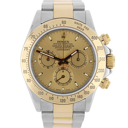 Rolex, Rolex Daytona, Daytona, Rolex Daytona Cosmograph, Daytona Cosmograph, Cosmograph, Rolex Two-Tone, Rolex Champagne, Rolex 116523, 116523