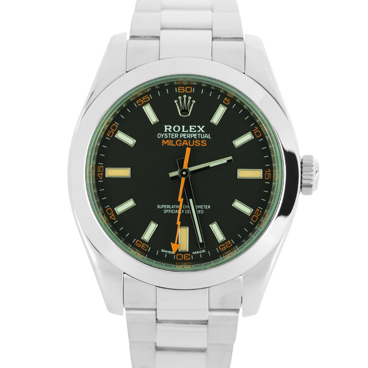 Rolex, Rolex Milgauss, Milgauss, Black Milgauss, Milgauss Green Crystal, Green Crystal, Rolex 116400, 116400, 116400 GV, Rolex 116400 GV