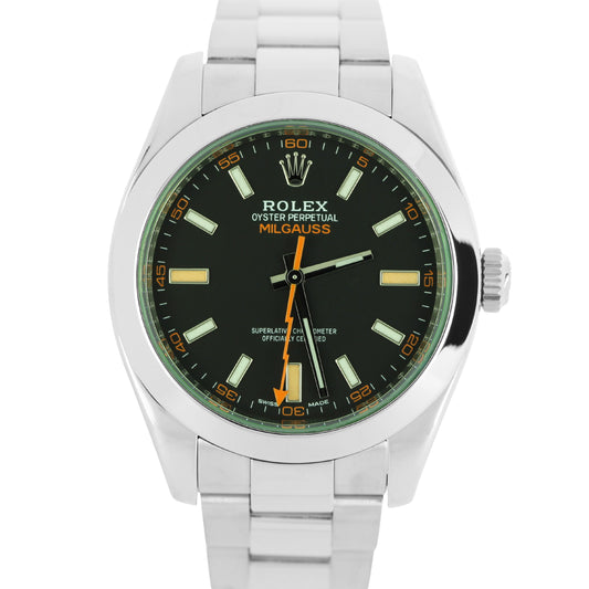 Rolex, Rolex Milgauss, Milgauss, Black Milgauss, Milgauss Green Crystal, Green Crystal, Rolex 116400, 116400, 116400 GV, Rolex 116400 GV