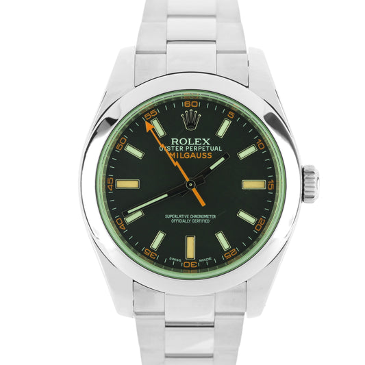 Rolex, Rolex Milgauss, Milgauss Black, Milgauss Green Crystal, Green Crystal, Rolex 116400, 116400