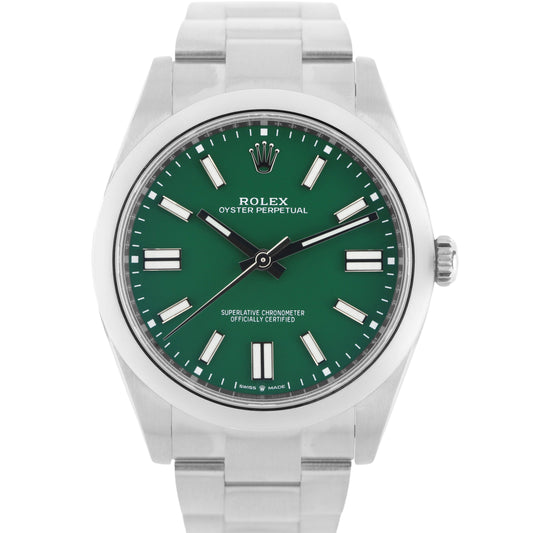 Rolex, Rolex Oyster Perpetual, Rolex OP, OP, Oyster Perpetual, Rolex OP 41, Rolex Oyster Perpetual 41, Oyster Perpetual 41, OP 41, Rolex Green, Green OP, Green Oyster Perpetual, Rolex 124300, 124300