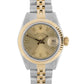 Rolex, Rolex Oyster Perpetual, Oyster Perpetual, Rolex Date, Date, Rolex Oyster Perpetual Date, Oyster Perpetual Date, Rolex 69173, 69173, Rolex Two-Tone, Two-Tone Date, Rolex Champagne, Champagne Dial, Rolex Lady Date, Lady Date, Vintage Rolex, Vintage Rolex Date