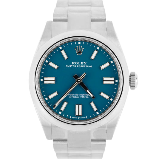 Rolex, Rolex OP, Rolex Oyster Perpetual, OP, Oyster Perpetual, Rolex MED BLUE, Med Blue, Rolex 134300, 134300
