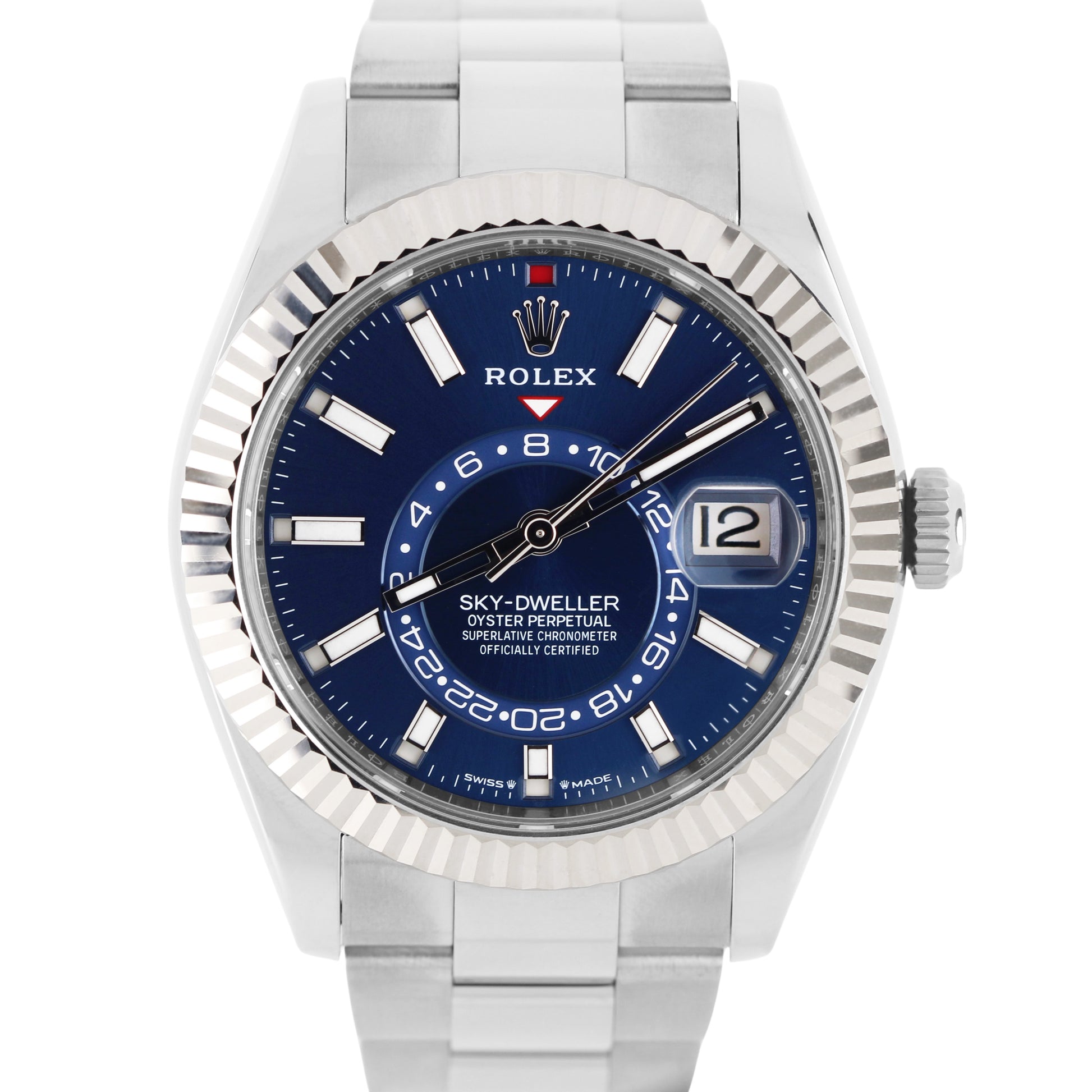 Rolex, Rolex Sky-Dweller, Sky-Dweller, Rolex Fluted, Rolex Blue, Blue Sky-Dweller, Rolex Oyster, Rolex 336934, 336934