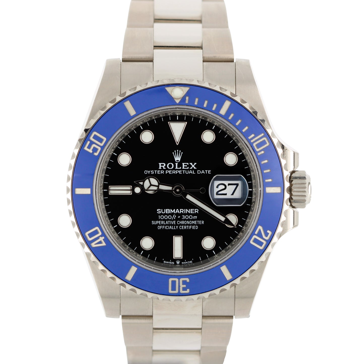 Rolex, Rolex Submariner, Rolex Submariner 18k Gold, Submariner, Gold Submariner, White Gold Rolex, White Gold Submariner, Rolex Cookie Monster, Cookie Monster, Submariner Cookie Monster, Rolex Blue Black, Blue Black Cookie Monster, Rolex 126619, 126619