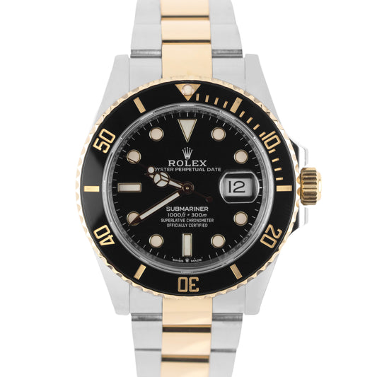 Rolex. Rolex Submariner, Submariner, Submariner Date, Rolex Two-Tone, Rolex 18k Gold, Rolex Ceramic, Black Ceramic, Rolex 126613, 126613