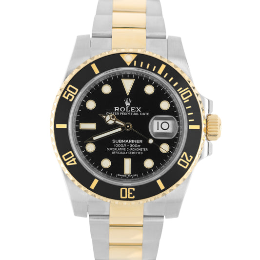 Rolex, Rolex Sub, Rolex Submariner, Submariner, Sub, Rolex Submariner Date, Rolex Sub Date, Sub Date, Date, Submariner Date, Rolex Two-Tone, Rolex Two Tone, Two-Tone, Two Tone, Rolex Black Submariner, Black Submariner, Rolex 116613, 116613, Rolex 116613LN, 116613LN, Rolex 116613 LN, 116613 LN