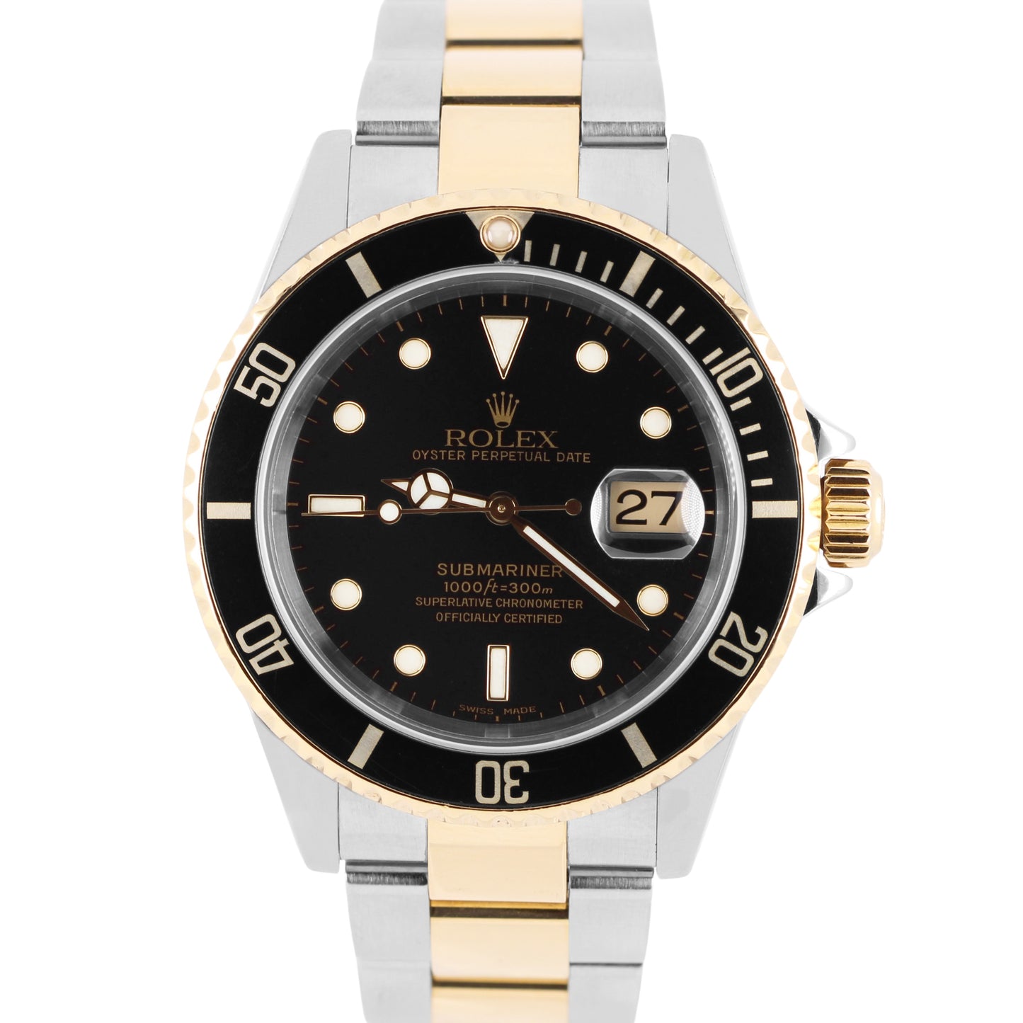 Rolex, Rolex Submariner, Submariner, Rolex Submariner Date, Submariner Date, Rolex Two-Tone, Two-Tone Submariner, Black Submariner, Rolex 16613, 16613
