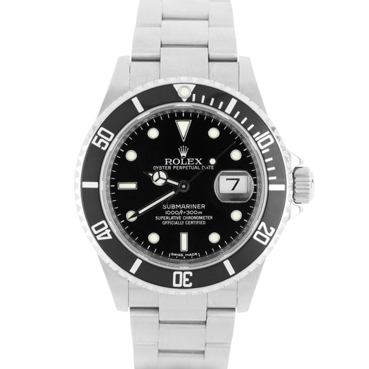 Rolex, Rolex Submariner, Submariner, Rolex Submariner Date, Submariner Date, Rolex No-Holes, No-Holes, Submariner No-Holes, Rolex Rehaut, Rehaut, Submariner Rehaut, Rolex 16610, 16610