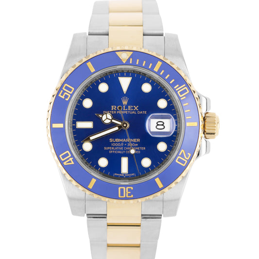 Rolex, Rolex Submariner, Submariner, Rolex Submariner Date, Submariner Date, Rolex Tw-Tone, Two-Tone, Rolex Two Tone, Two Tone, Rolex Blue, Rolex Blue Submariner, Blue Submariner, Bluesy, Rolex Bluesy, Rolex 116613, 116613