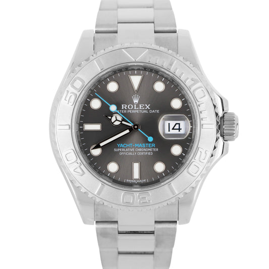 Rolex, Rolex Yacht-Master, Rolex Yachtmaster, Yacht-Master, Yachtmaster, Rolex 116622, 116622, Rolex Rhodium, Rhodium, Rhodium Yacht-Master, Rolex Platinum, Platinum Bezel