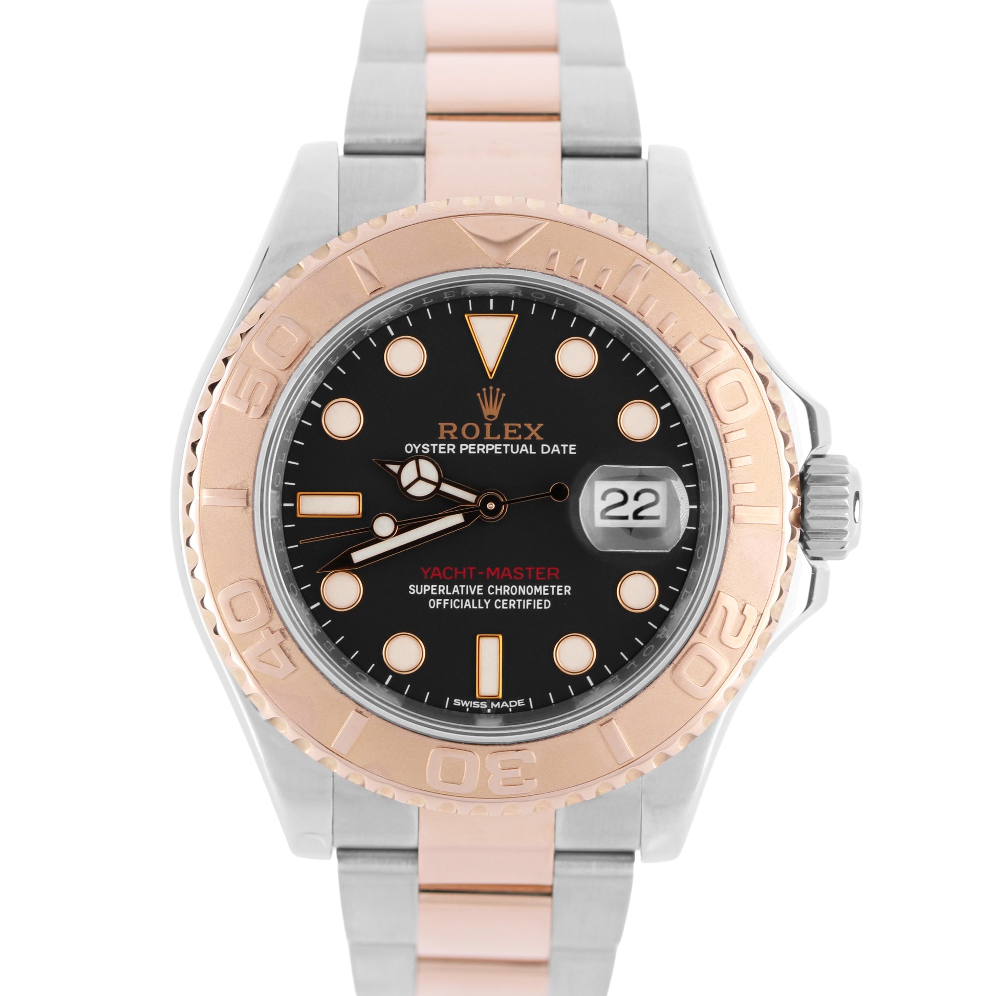Rolex, Rolex Yacht-Master, Yacht-Master, Rolex 18k Rose Gold, Rose Gold Yacht-Master, Black Rose Gold YachtMaster, Rolex 126621, 126621