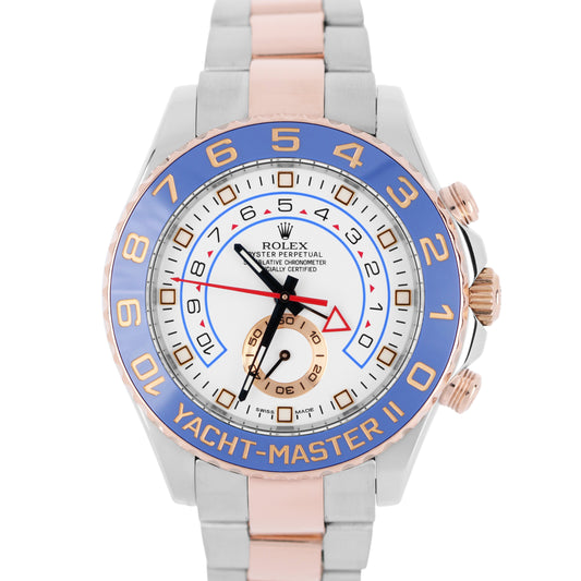 Rolex, Rolex Yacht-Master, Yacht-Master, Yacht-Master II, Rolex Yacht-Master II, Yacht-Master 2, Rolex Two-Tone, Rolex Rose Gold, Rolex Blue Hands, Yacht-Master Blue Hands, Rolex 116681, 116681