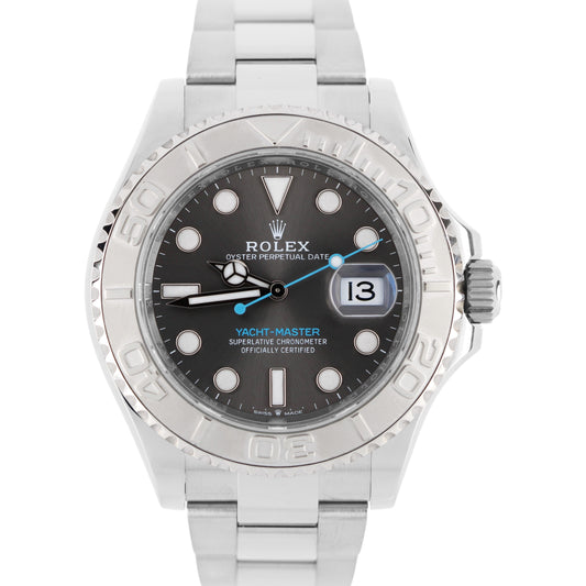 Rolex, Rolex Yacht-Master, Yacht-Master, Yacht Master, Yachtmaster, Rolex Rhodium, Rhodium Yacht-Master, Platinum Bezel Rolex, Platinum Bezel Yacht-Master, Rolex 126622, 126622