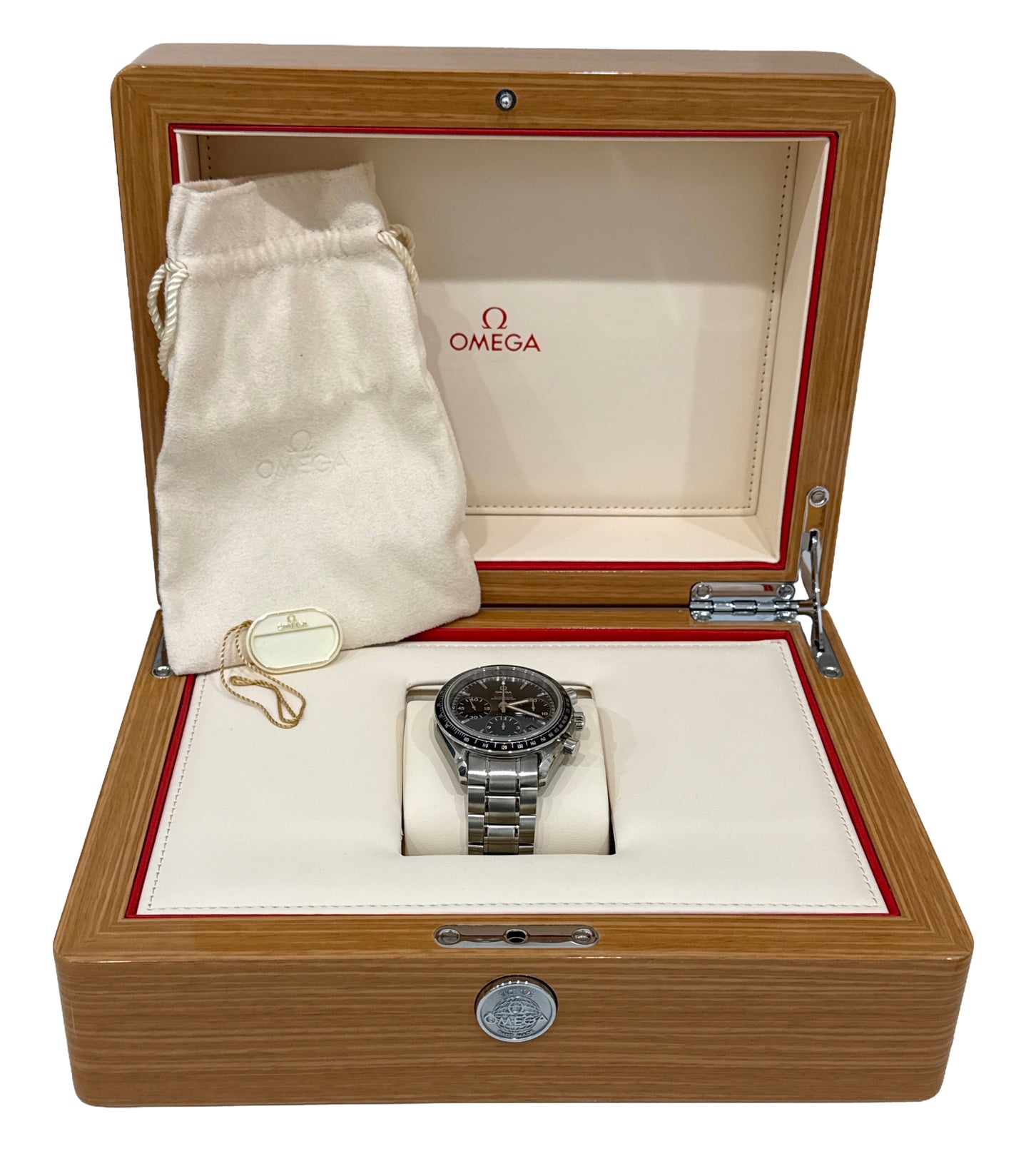 Omega Speedmaster Chronograph Date GRAY Steel 40mm 323.30.40.40.06.001 BOX