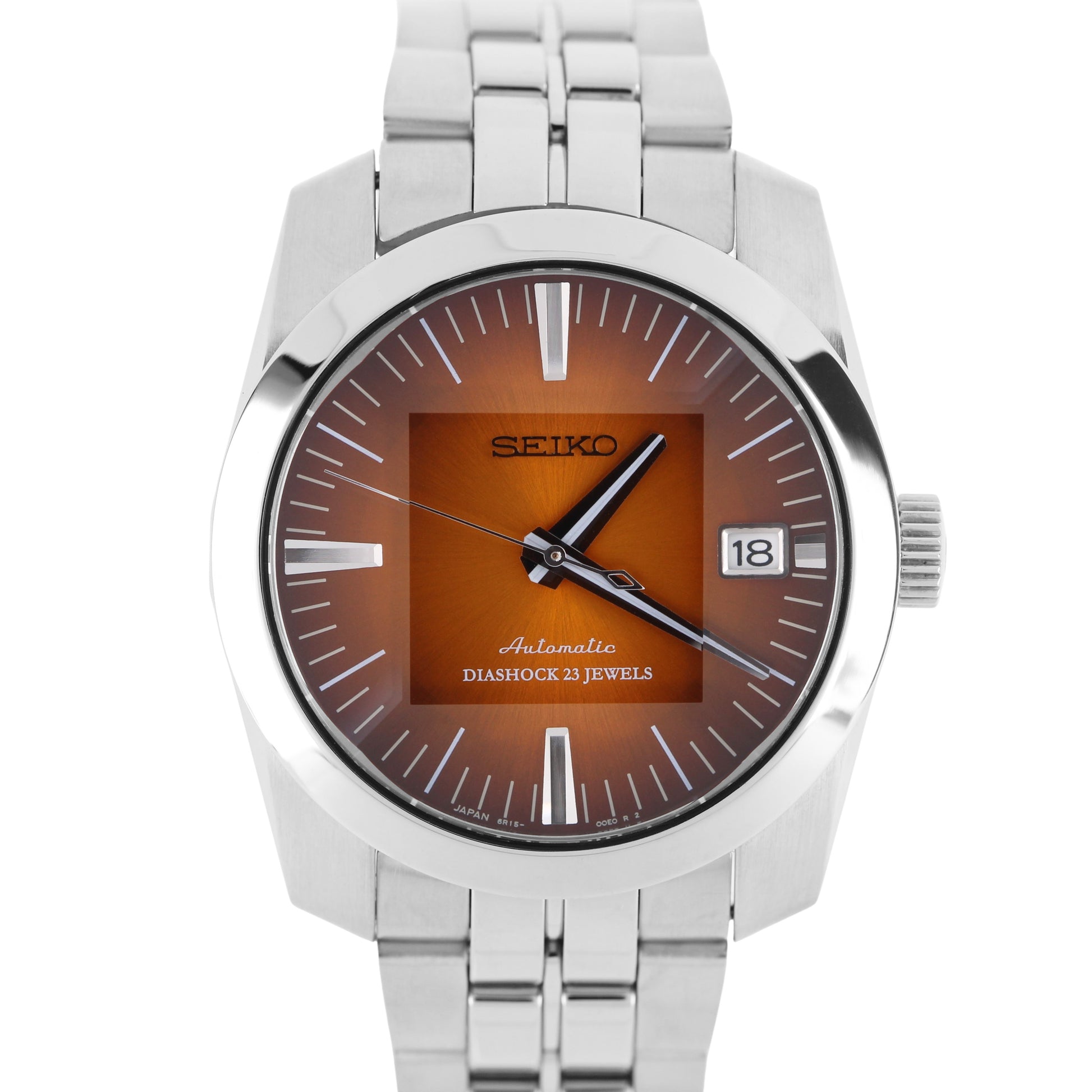 Seiko, Seiko SARB005, SARB005, SARB, Seiko SARB, Seiko Faceted Crystal, Faceted Crystal, Faceted, Seiko Orange, Seiko Sunburst, Seiko Orange Sunburst, Orange, Sunburst, Orange Sunburst