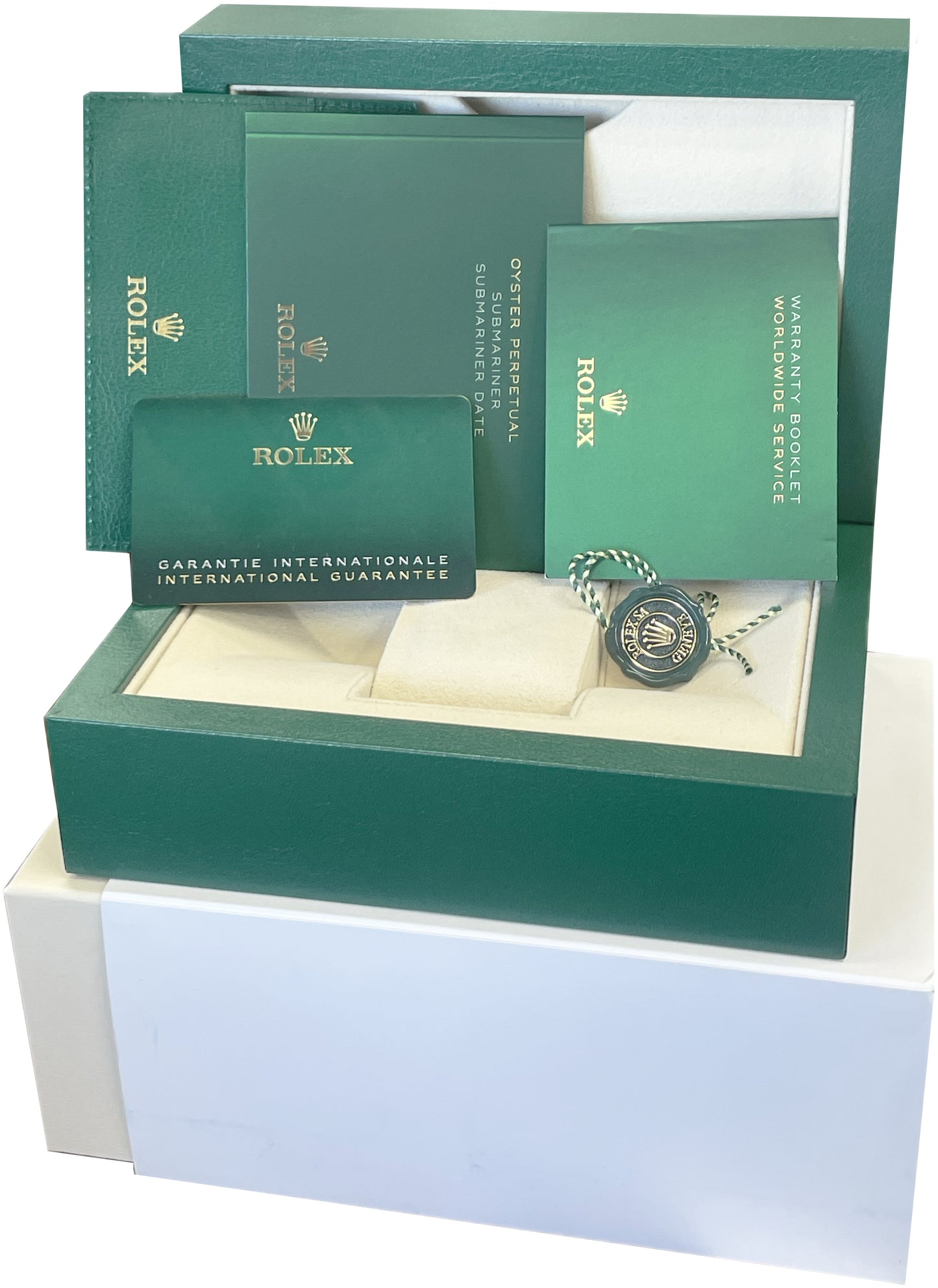 NEW PAPERS Rolex Submariner Date 41mm 18K Yellow Gold Blue Watch 126618 LB BOX