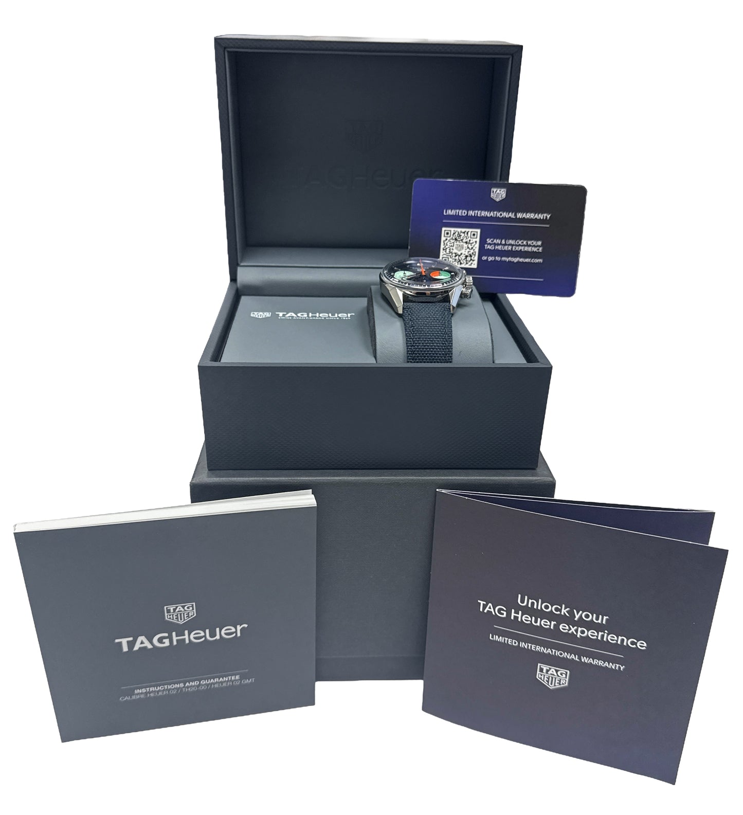 PAPERS Tag Heuer Carrera Skipper BLUE Stainless Steel 39mm CBS2213.FN6002 BOX