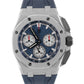PAPERS Audemars Piguet Royal Oak Offshore BLUE Titanium Rubber 43mm 26420TI BOX