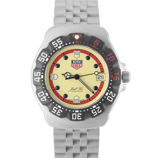 Tag, Tag Heuer, KITH, KITH Heuer, Tag Heuer Formula 1, Formula 1, KITH Formula 1, KITH Just Us, Just Us, Tag Heuer Black Bezel, Black Bezel, Tag Heuer KITH Black Bezel, Tag Heuer Eggshell, Tag Heuer KITH Eggshell, Tag Heuer WA121F.BA0023, WA121F.BA0023, Tag Heuer KITH WA121F.BA0023, KITH WA121F.BA0023, Tag Heuer WA121F, Tag Heuer KITH WA121F, KITH WA121F, WA121F