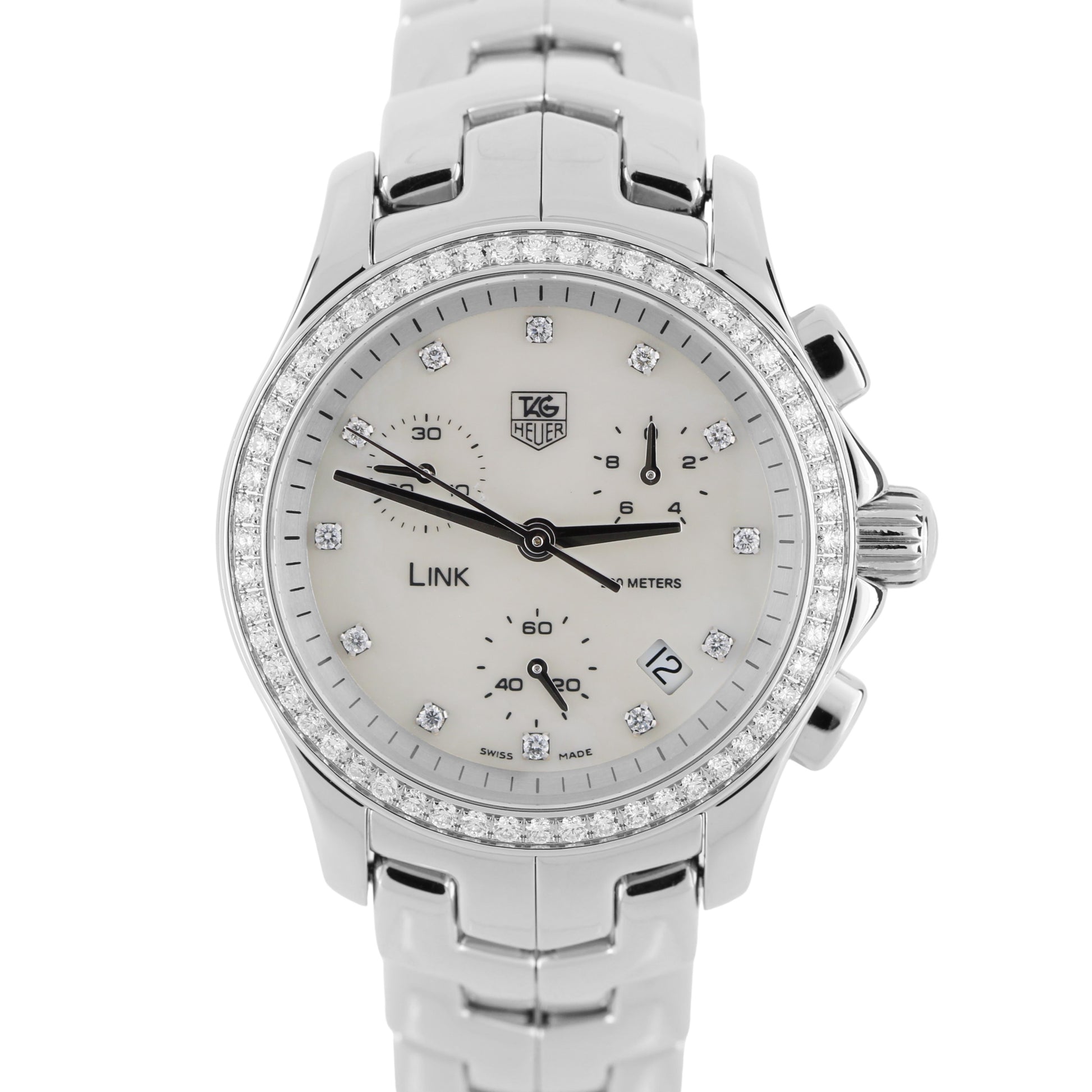 Tag, Tag Heuer, Tag Heuer Link, Link, Tag Heuer Mother of Pearl, Mother of Pearl, Tag Heuer MOP, MOP, Tag Heuer Mother of Pearl Diamonds, Mother of Pearl Diamonds, Tag Heuer Diamond Bezel, Diamond Bezel, Tag Heuer Uma Thurman, Uma Thurman, Tag Heuer CJF1314, cjf1314
