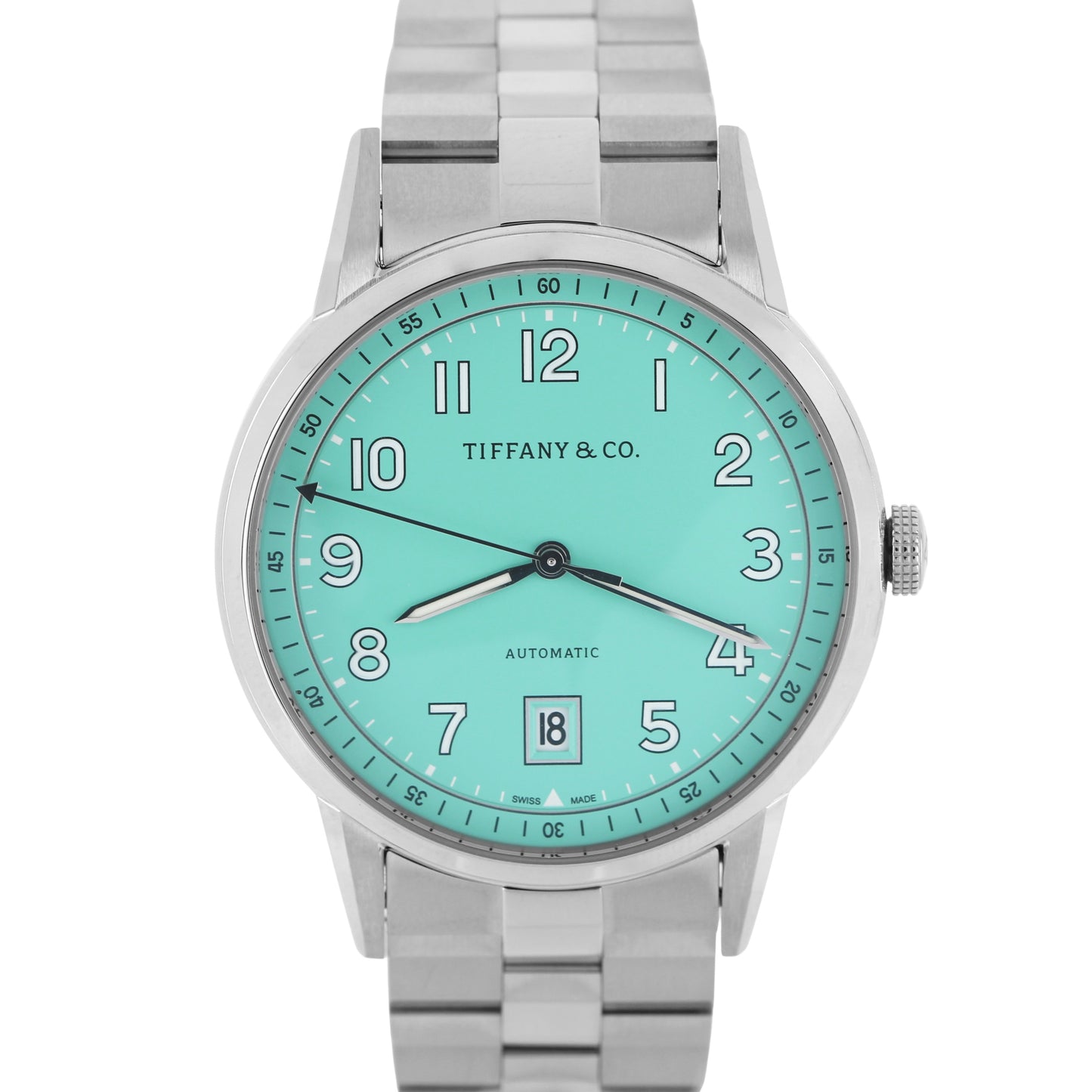 Tiffany & Co, Tiffany, Tiffany & Co CT60, CT60, Tiffany Blue, Tiffany & Co Blue, Blue Arabic, CT60 3-Hand