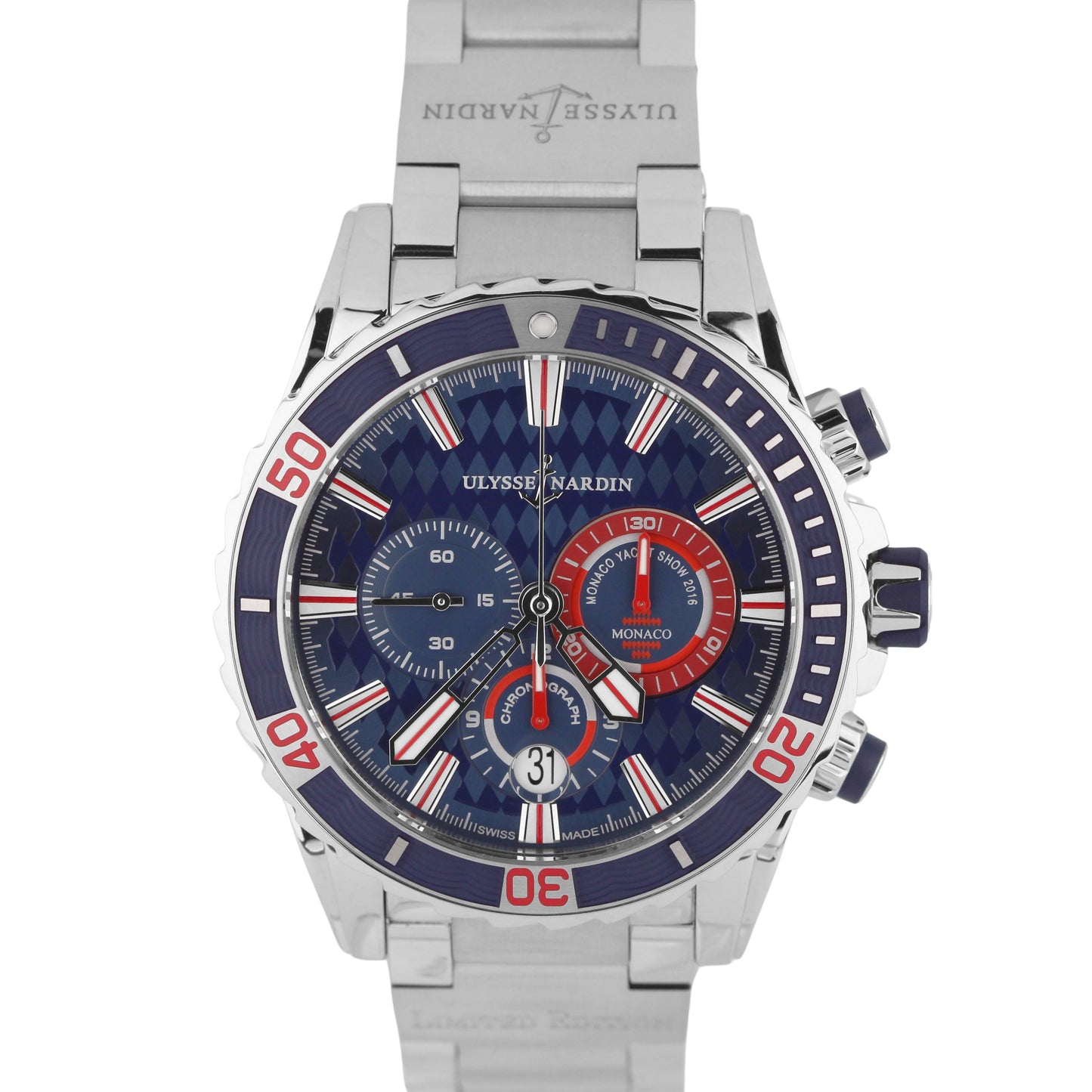 Ulysse Nardin, Nardin, Ulysse Nardin Monaco,Monaco, Ulysse Nardin Monaco LE, Monaco LE, Limited Edition, Ulysse Nardin Limited Edition, Ulysse Nardin Blue Red, Ulysse Nardin 1503-151-7M/93-MON, 1503-151-7M/93-MON, Ulysse Nardin 1503-151-7M