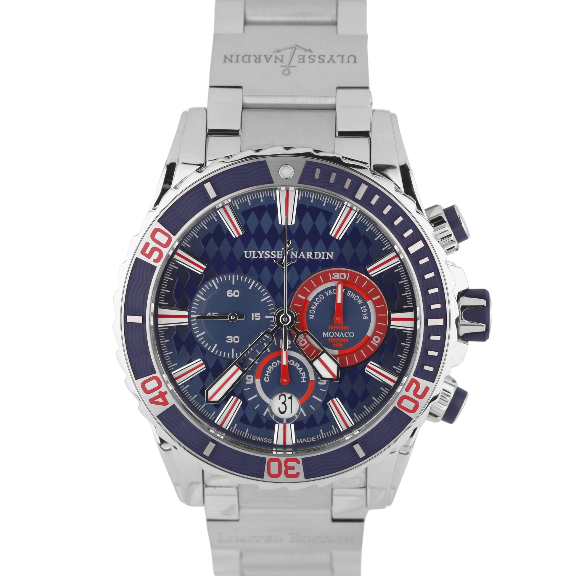 Ulysse Nardin, Nardin, Ulysse Nardin Monaco,Monaco, Ulysse Nardin Monaco LE, Monaco LE, Limited Edition, Ulysse Nardin Limited Edition, Ulysse Nardin Blue Red, Ulysse Nardin 1503-151-7M/93-MON, 1503-151-7M/93-MON, Ulysse Nardin 1503-151-7M