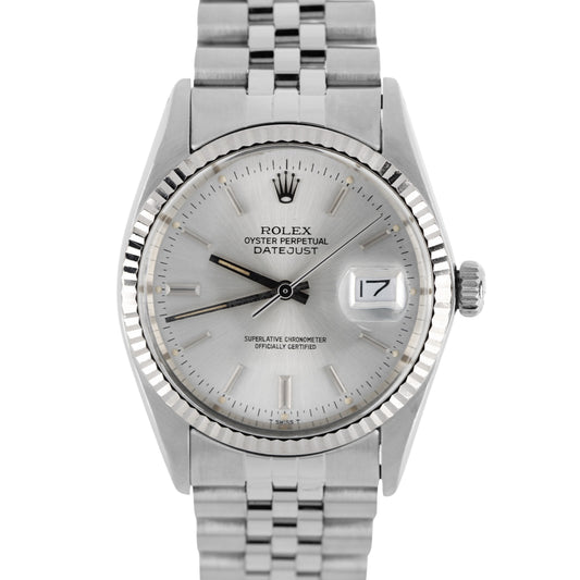Vintage, Vintage Rolex, Rolex, Rolex Datejust, Datejust, Vintage Datejust, Rolex 16014, 16014, Rolex Silver Datejust, Silver Datejust, Rolex Fluted, Fluted, Rolex Jubilee, Jubilee