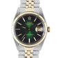 Vintage, Vintage Rolex, Rolex, Rolex Datejust, Vintage Datejust, Rolex Two-Tone, Two Tone, Rolex Green Vignette, Vignette, Rolex 1601, 1601