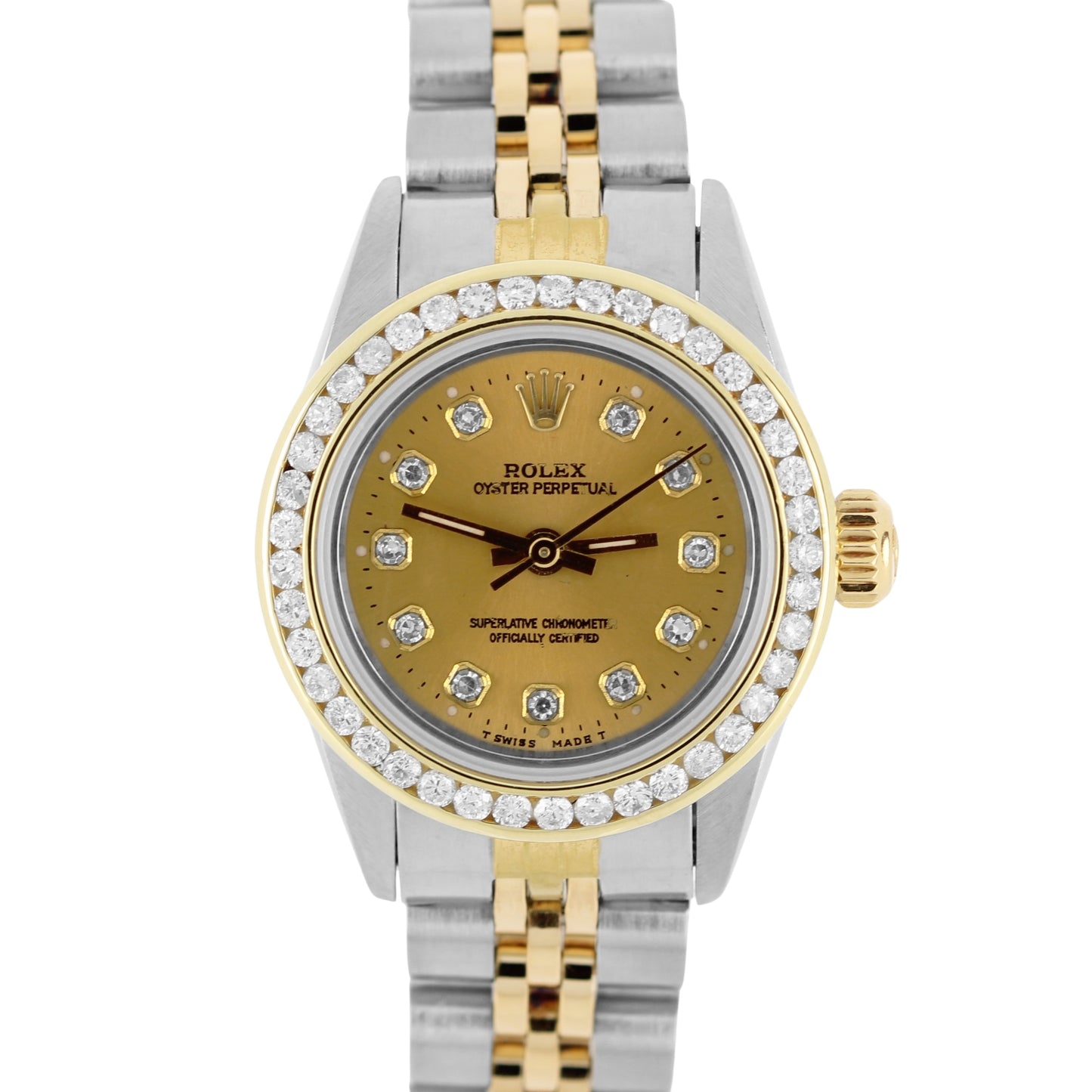 Rolex, Vintage, Vintage Rolex, Vintage OP, OP, Rolex OP, Rolex Oyster Perpetual, Vintage Oyster Perpetual, Oyster Perpetual, Two Tone Role, Two Tone OP, Two Tone Oyster Perpetual, Rolex DIAMOND, DIAMOND Oyster Perpetual, Rolex 67193, 67193