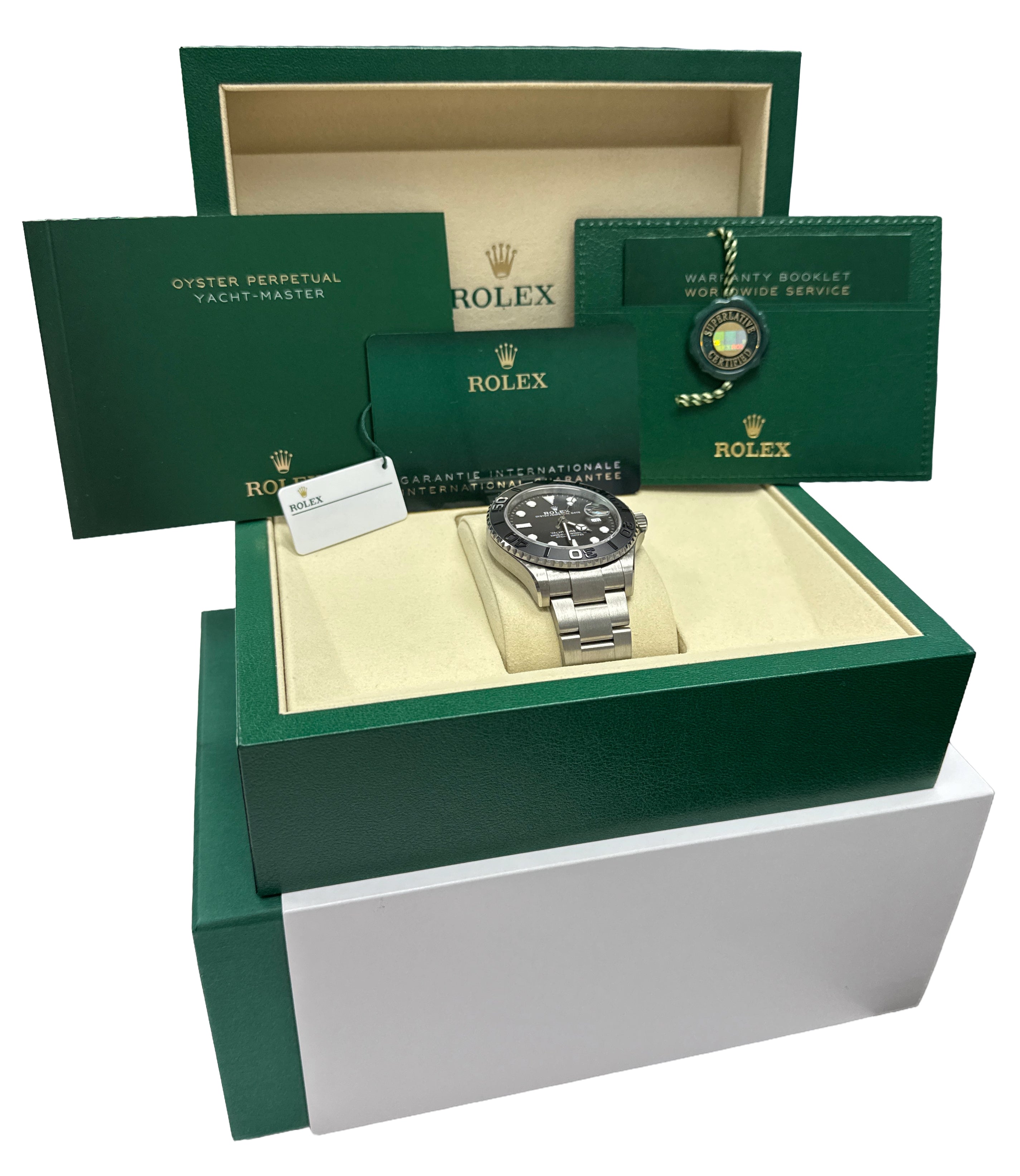 アールクラス37 W2M NEW 2026 PAPERS Rolex Yacht-Master TITANIUM Black Ceramic 42mm