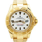 Rolex Yacht-Master 40 YM1 WHITE 18K Yellow Gold 16628 40mm Date Oyster Watch