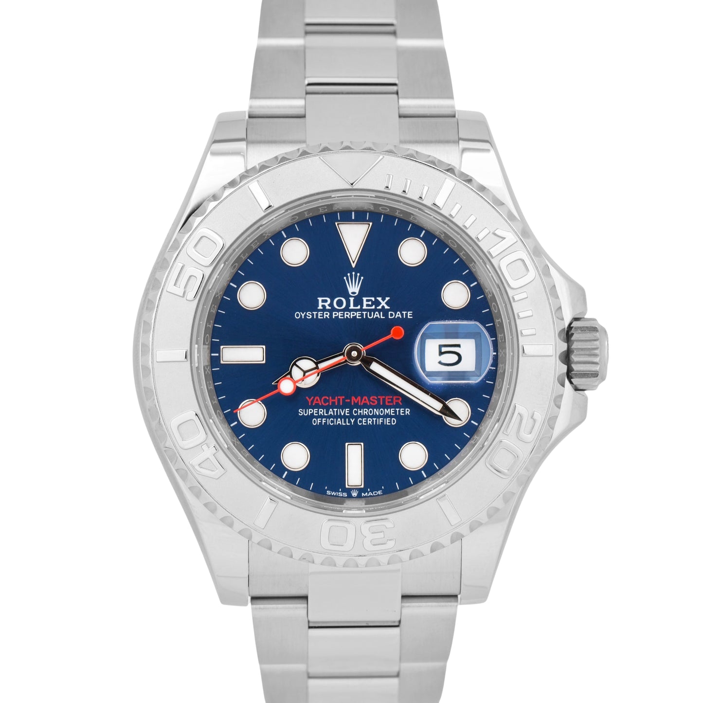 NEW APRIL 2023 PAPERS Rolex Yacht-Master 40mm BLUE Stainless Steel 126622 B+P