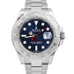Rolex Yacht-Master Platinum BLUE 40mm Stainless Steel Oyster Date Watch 116622