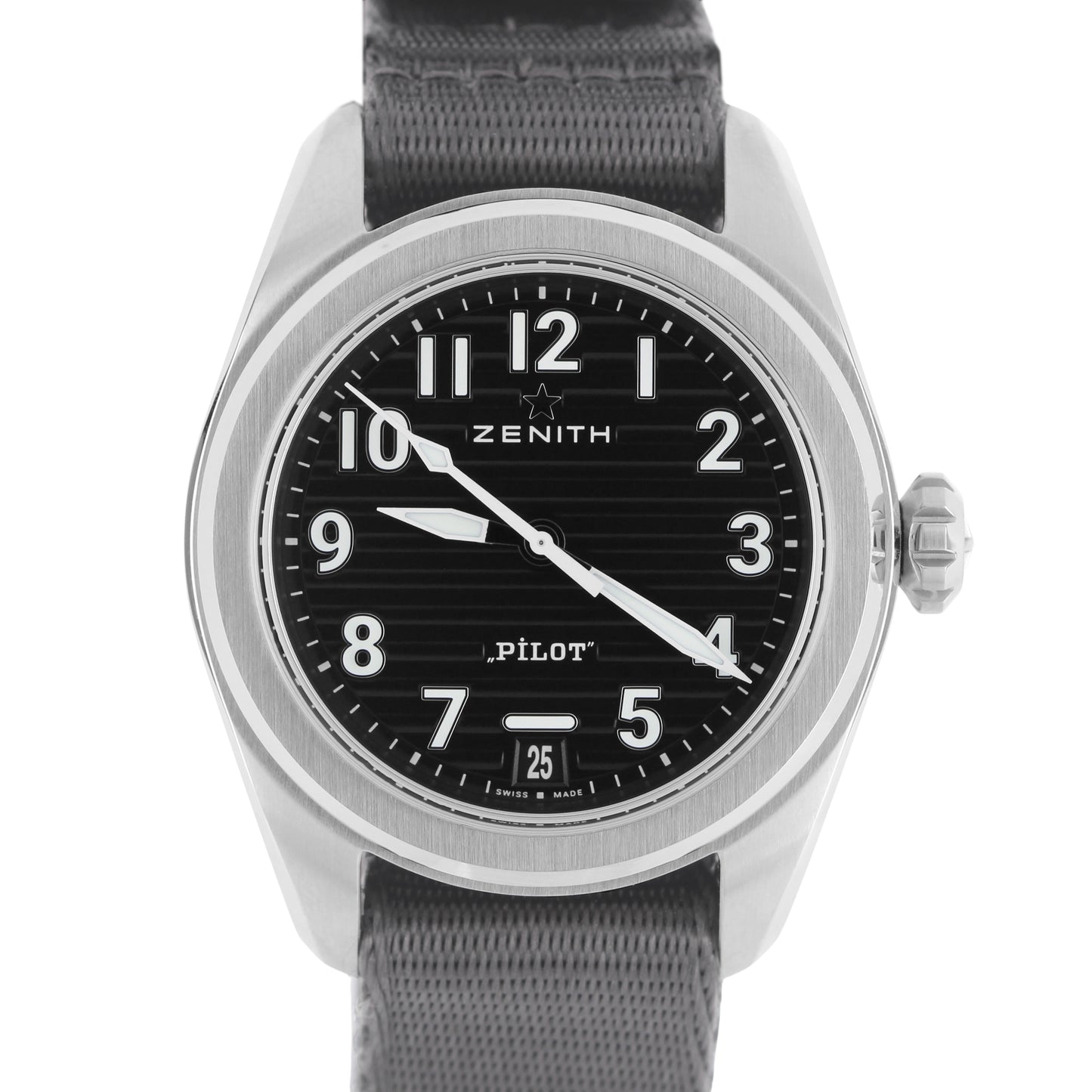 Zenith, Zenith Pilot, Pilot, Zenith Pilot Automatic, Pilot Automatic, Automatic, Zenith Automatic, Zenith Black Corrugated, Zenith Corrugated, Corrugated, Zenith 03.4000.3620/21.I001, 03.4000.3620/21.I001, Zenith 03.4000.3620, 03.4000.3620 