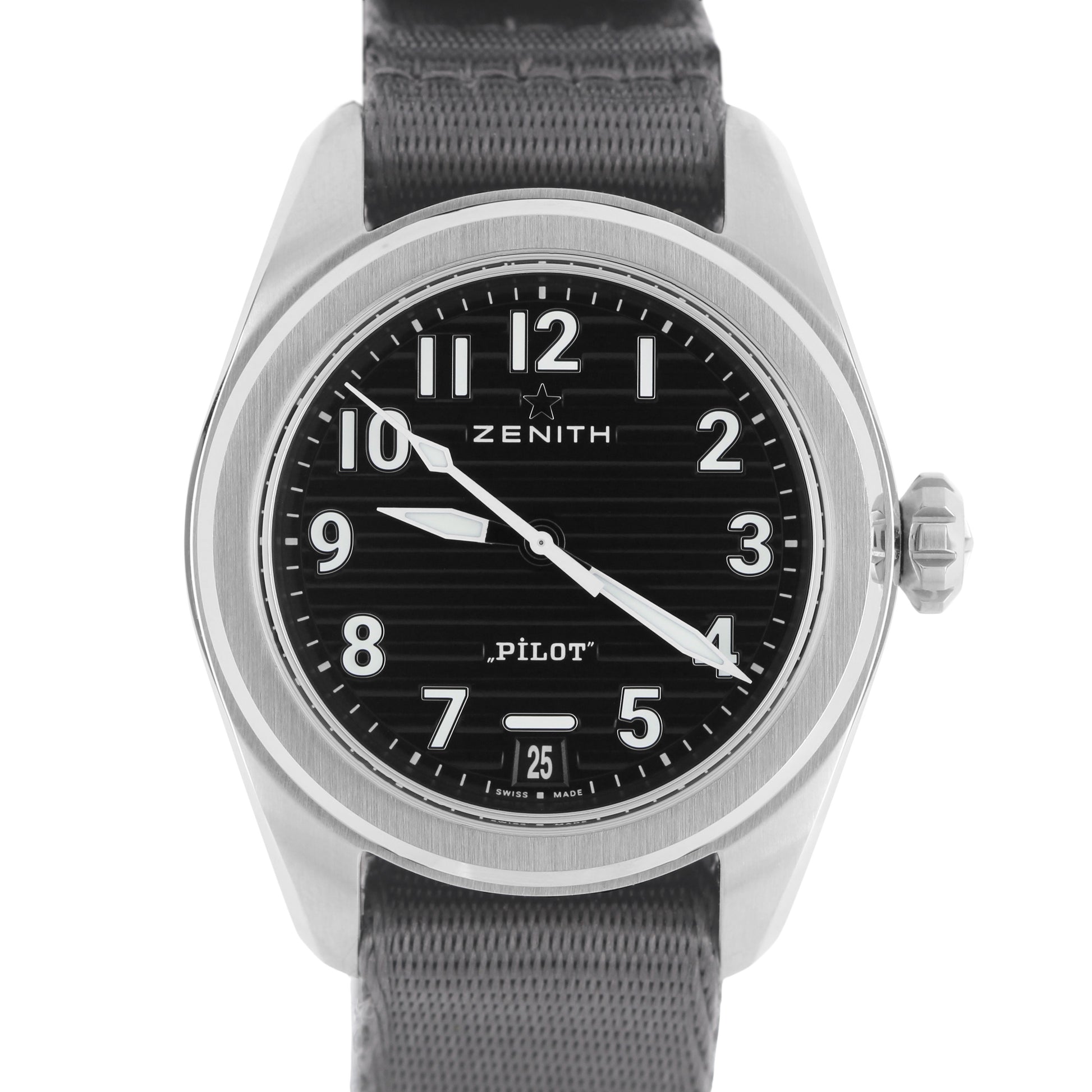 Zenith, Zenith Pilot, Pilot, Zenith Pilot Automatic, Pilot Automatic, Automatic, Zenith Automatic, Zenith Black Corrugated, Zenith Corrugated, Corrugated, Zenith 03.4000.3620/21.I001, 03.4000.3620/21.I001, Zenith 03.4000.3620, 03.4000.3620 