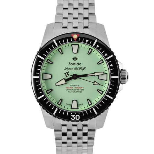 Zodiac, Zodiac Super Sea Wolf, Zodiac Sea Wolf, Super Sea Wolf, Sea Wolf, Zodiac Pro-Diver, Pro-Diver, Zodiac Z03560, Z03560, Zodiac Pistachio, Pistachio, Zodiac Pistachio Green, Pistachio Green