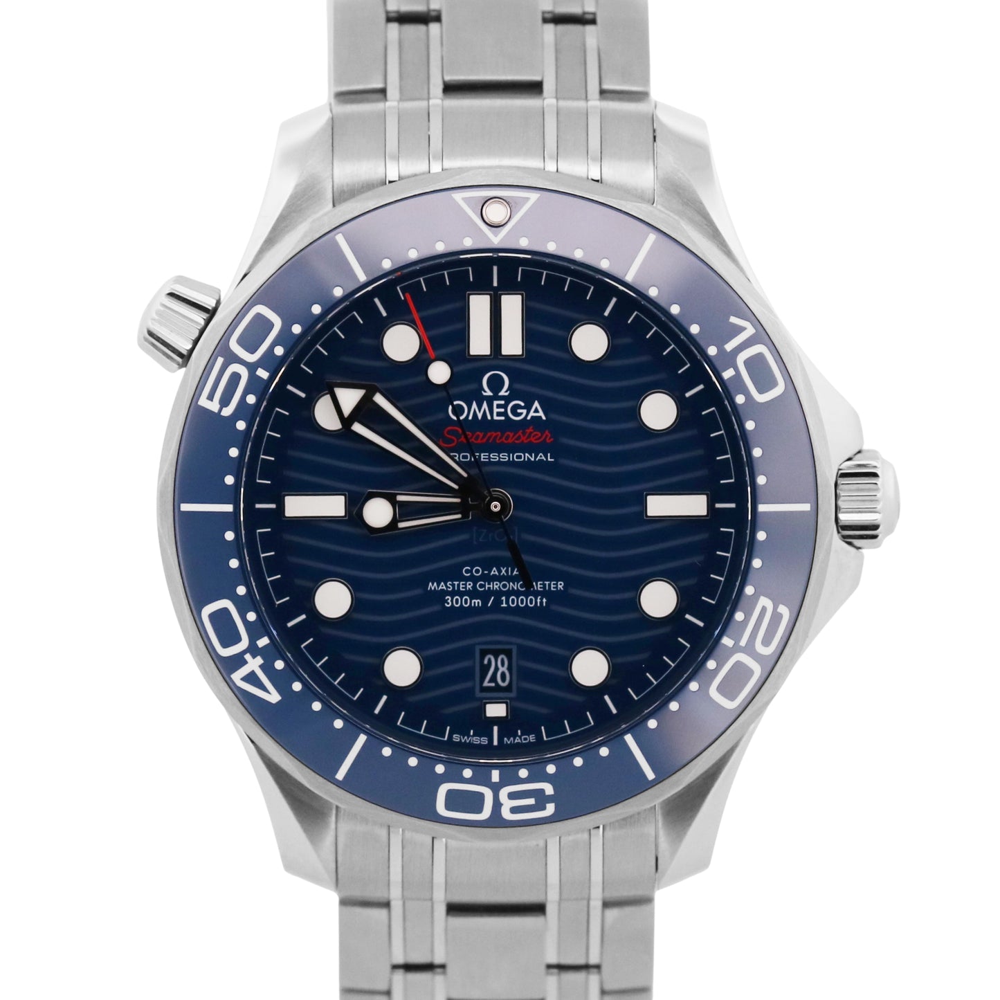 NEW 2026 PAPERS Omega Seamaster Diver Blue Wave 42mm 210.30.42.20.03.001 BOX