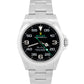 2022 PAPERS Rolex Air-King 40mm Green BLACK Stainless Steel Watch 126900 BOX
