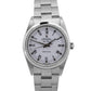 MINT PAPERS Rolex Oyster Perpetual WHITE ROMAN Air-King 34mm Stainless 14000 BOX