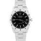 PAPERS Rolex Oyster Perpetual Air-King BLACK 14010 Stainless Steel 34mm BOX
