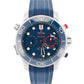 Omega Seamaster America's Cup Diver 210.30.44.51.03.002 Blue 44mm Box Papers