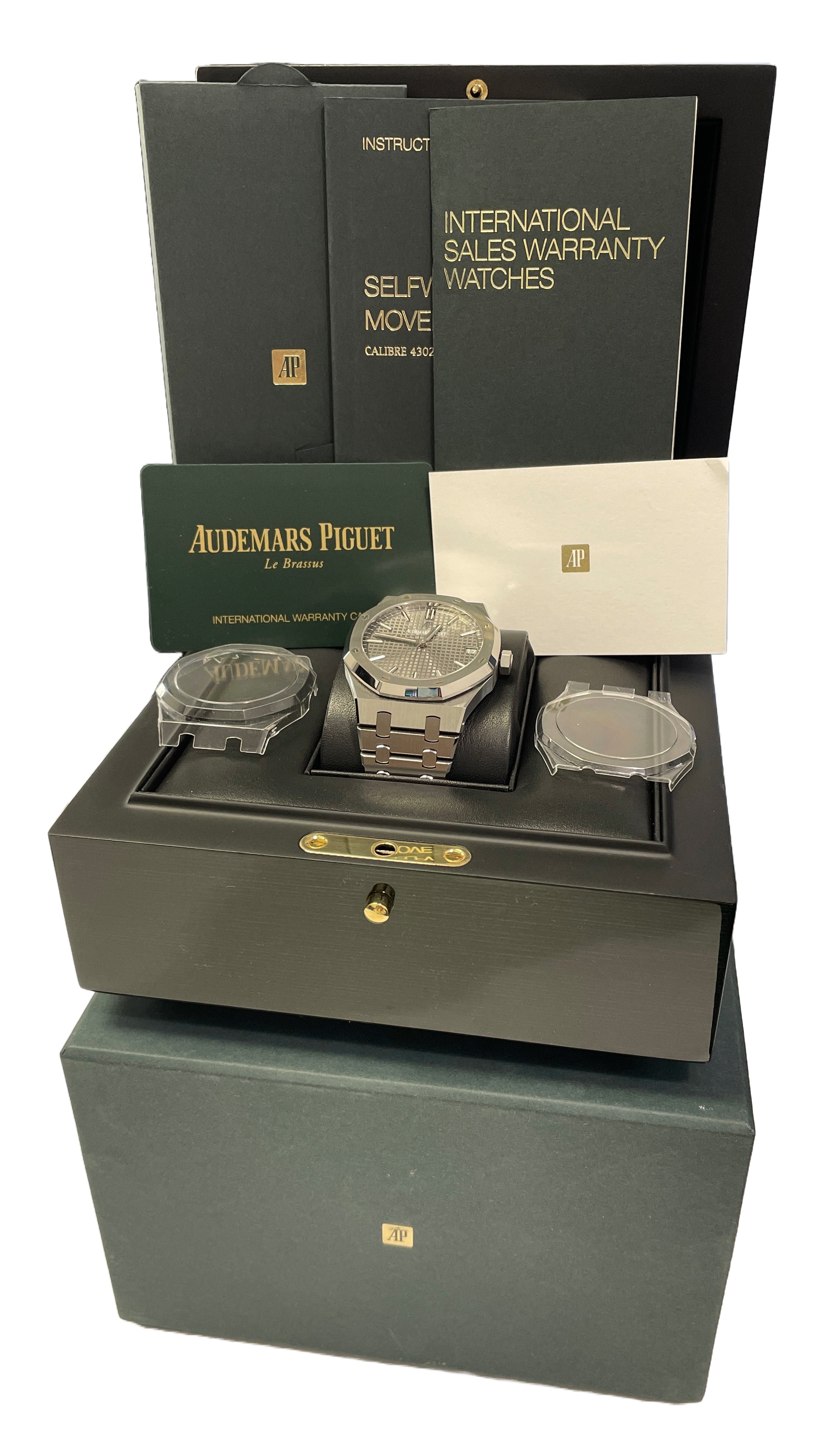 Audemars Piguet 18kt Gold Watch Box and Papers Ref BA 14406.002