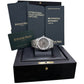 PAPERS Audemars Piguet Royal Oak Gray RHODIUM Stainless 41mm 15500ST Watch BOX