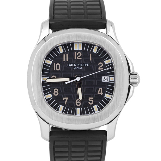Patek Philippe Aquanaut Stainless Steel Black 36mm Rubber Quartz 5064A-001 Watch